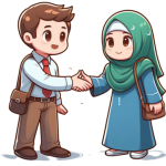 pngtree-d-vector-character-of-a-muslim-kid-shaking-hands-minimalist-flat-png-image_13238999